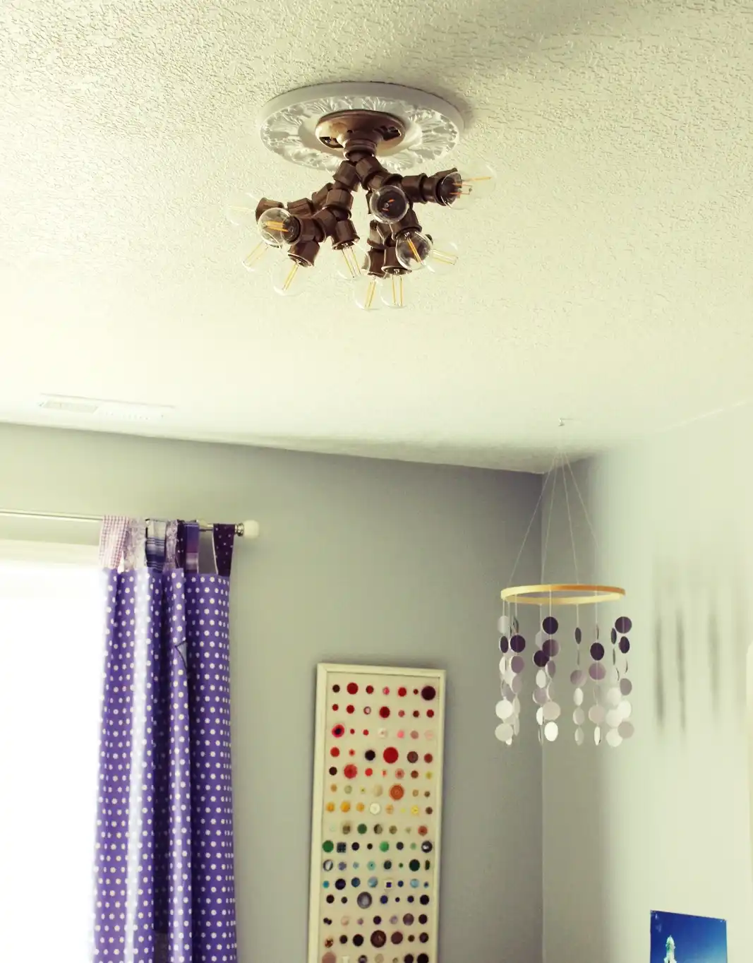 Toddlers room branch ceiling light