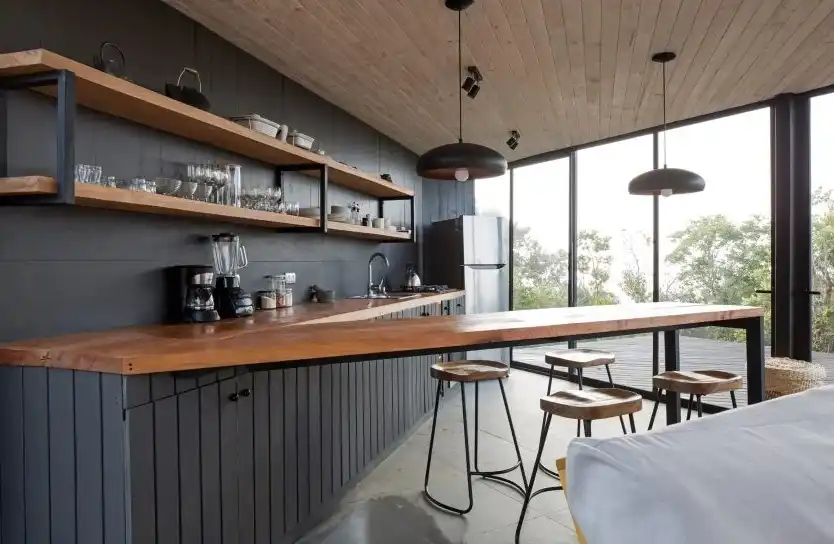 Triangle style kitchen