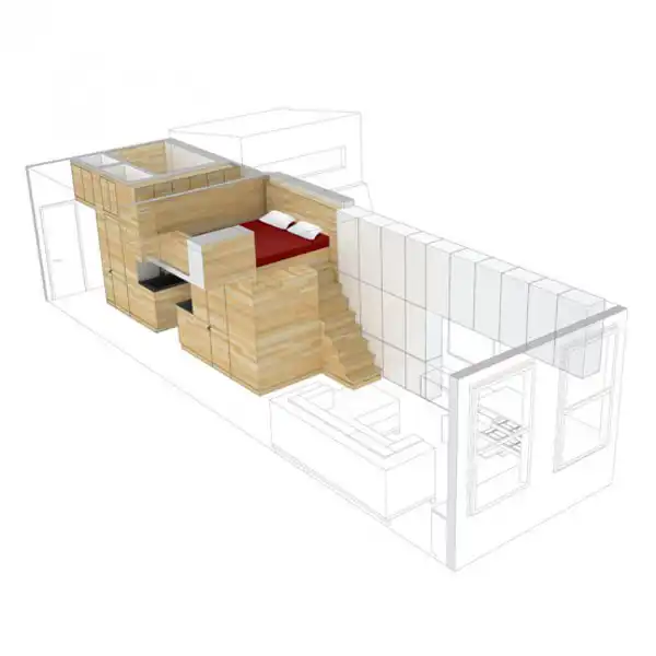 Very tiny loft studio design11