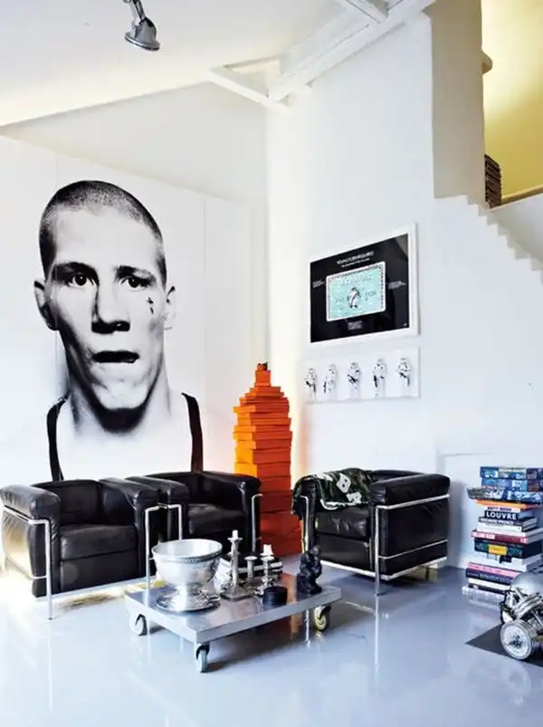 Wall art man