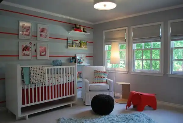 Wall art nursery room framed