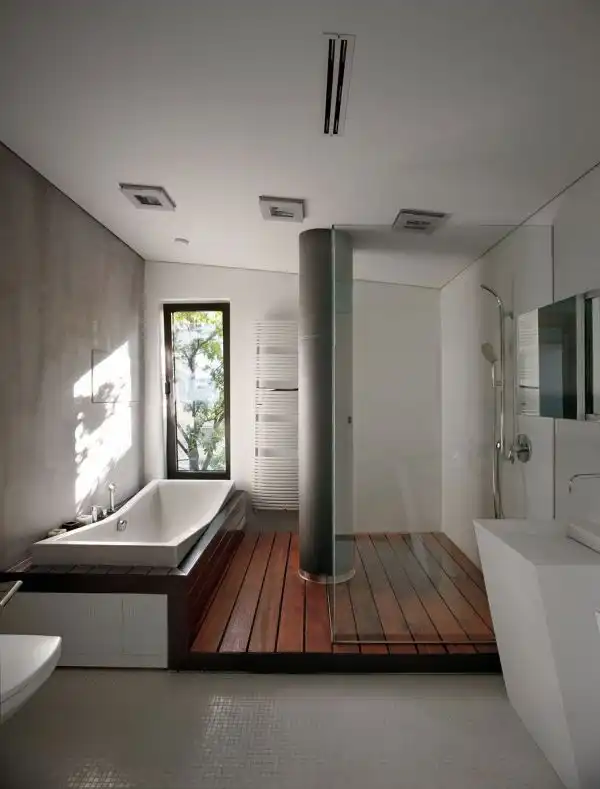 Water patio housebathroom