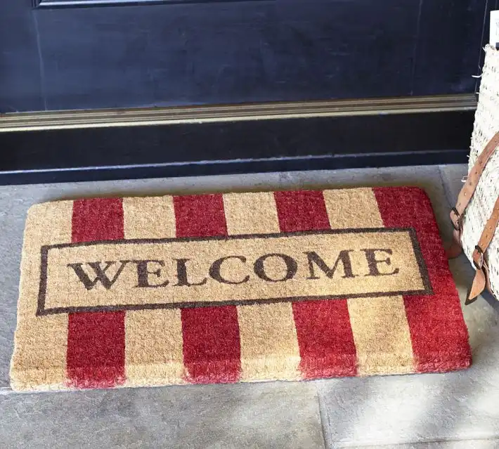 Welcome door mat