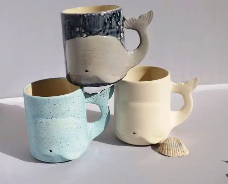 whale mug handmade