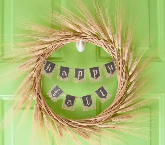 wheat wreath
