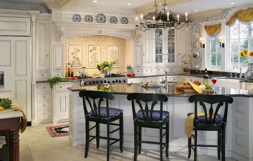 White traditional french country