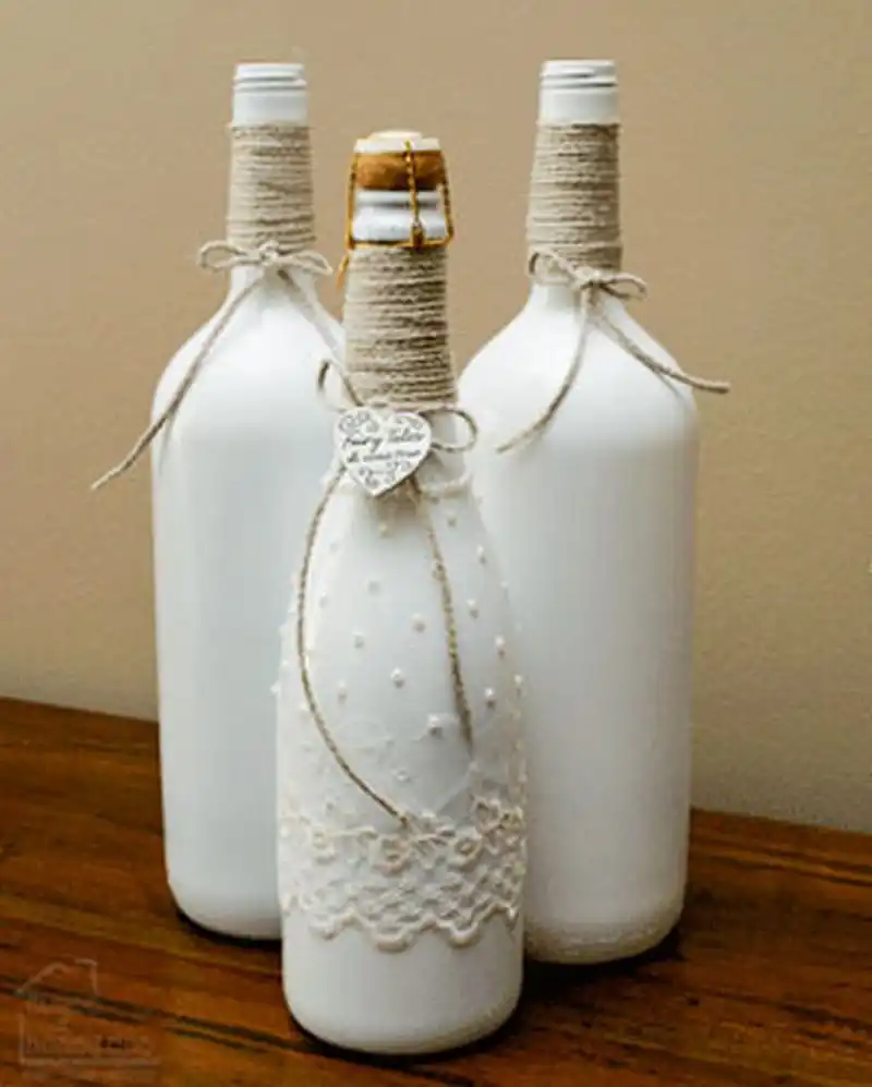 Wine bottles feature