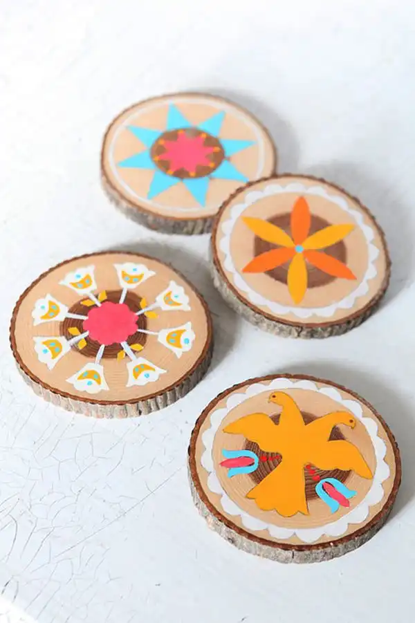 Wood coasters