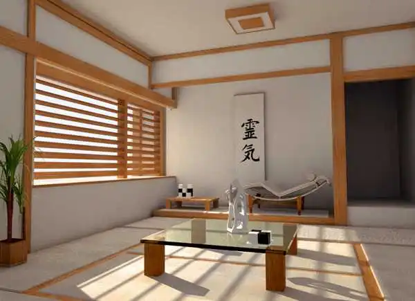 Zen living room asian inpired