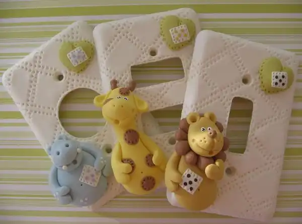 Zoo animals light switch