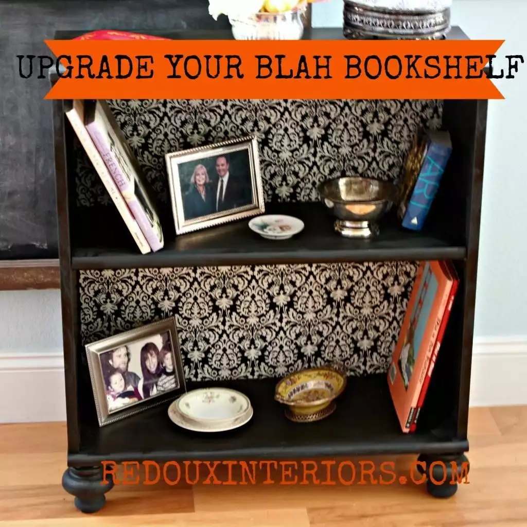 A Classy Fabric Covered Bookshelf