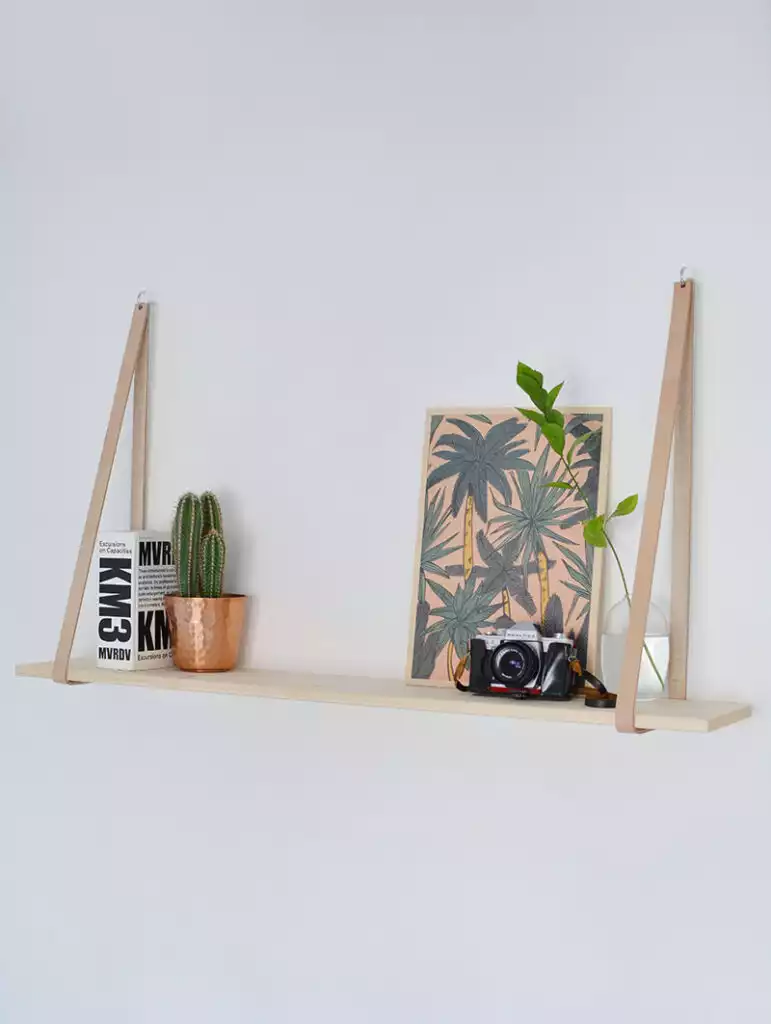 A Hanging DIY Bookshelf