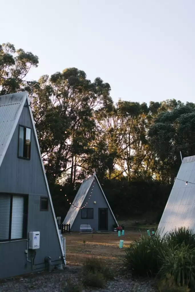 A frame cabin