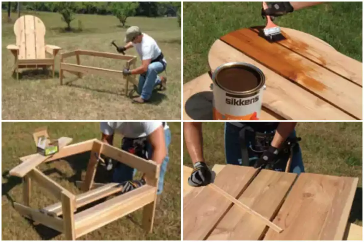 Adirondack Bench And Chair Plan