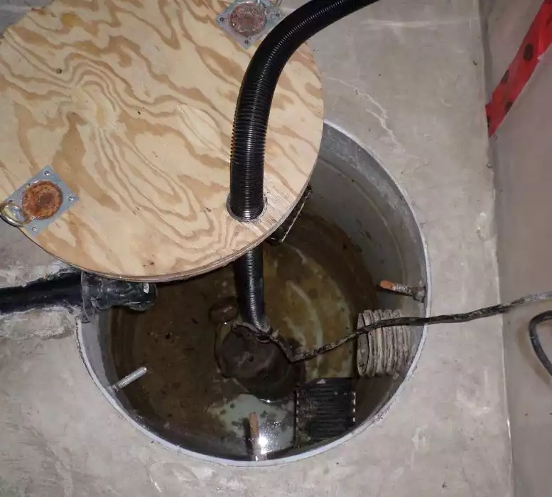 Basement sump pump