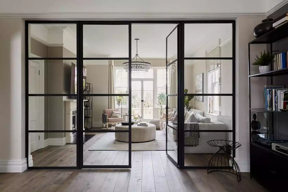 Black French Doors Give Your Home Distinctive Look Both Inside and Out