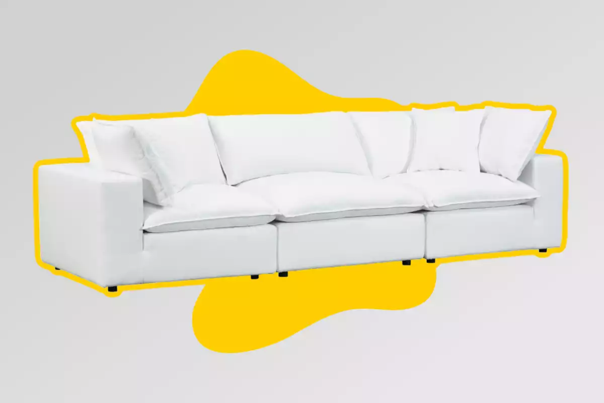 Cali Pearl Modular 3-Piece Sofa