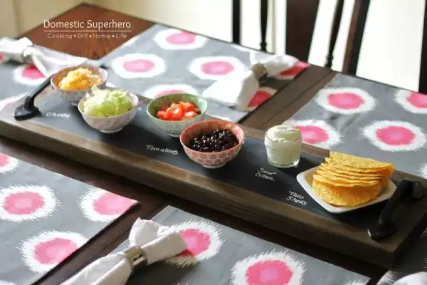 Chalkboard Serving Tray