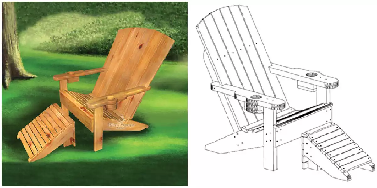 Children’s Adirondack Chair Blueprint