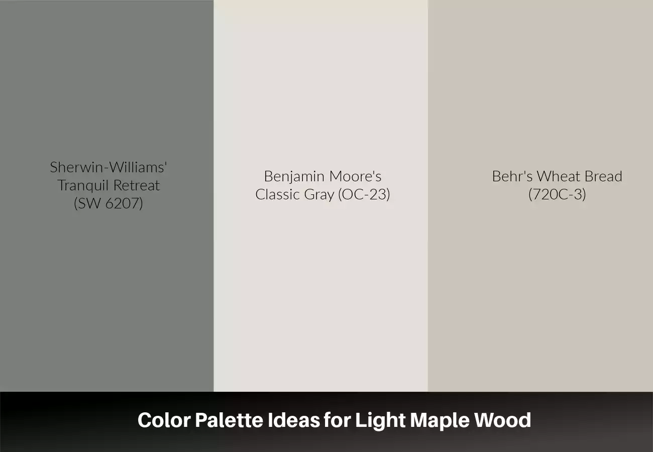 15 Color Palettes That Go With Maple Wood Interiors