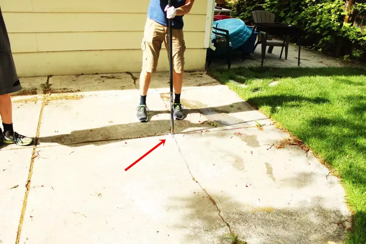 Best Way to Remove Concrete Slabs on a Patio step 2