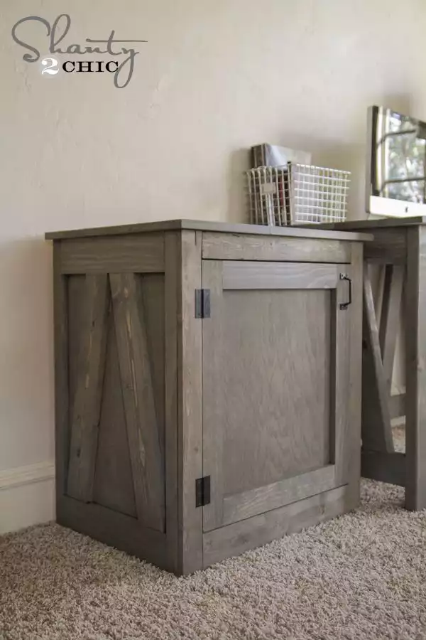 Simple design with generous built-in storage