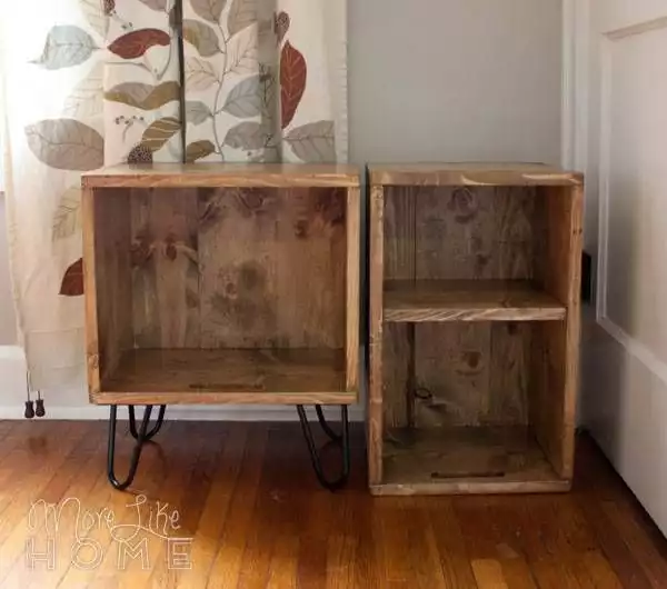 A clever, practical and easy way to repurpose wood crates