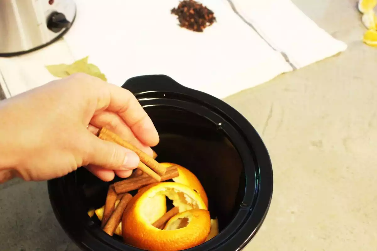 DIY Autumn Aromas-Toss in the cinnamon sticks