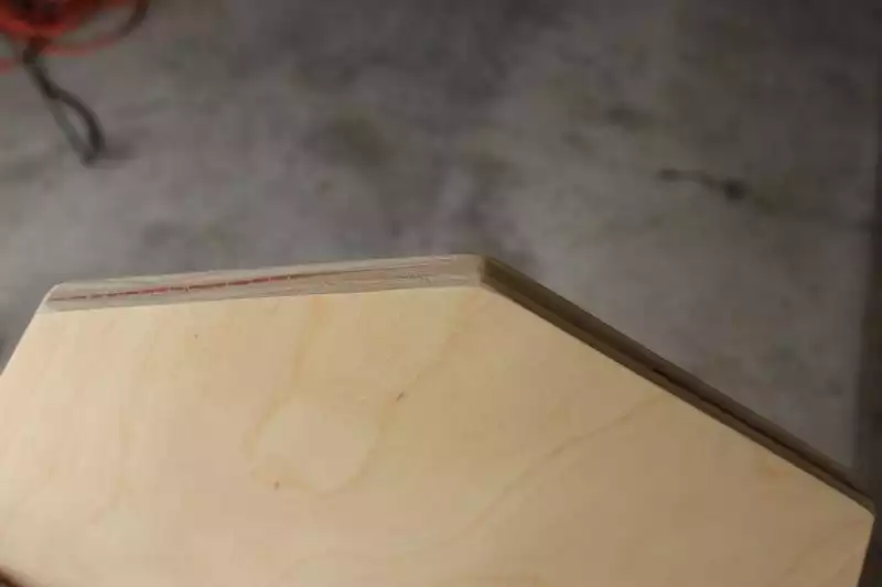 DIY Chalkboard Tombstone - sanded