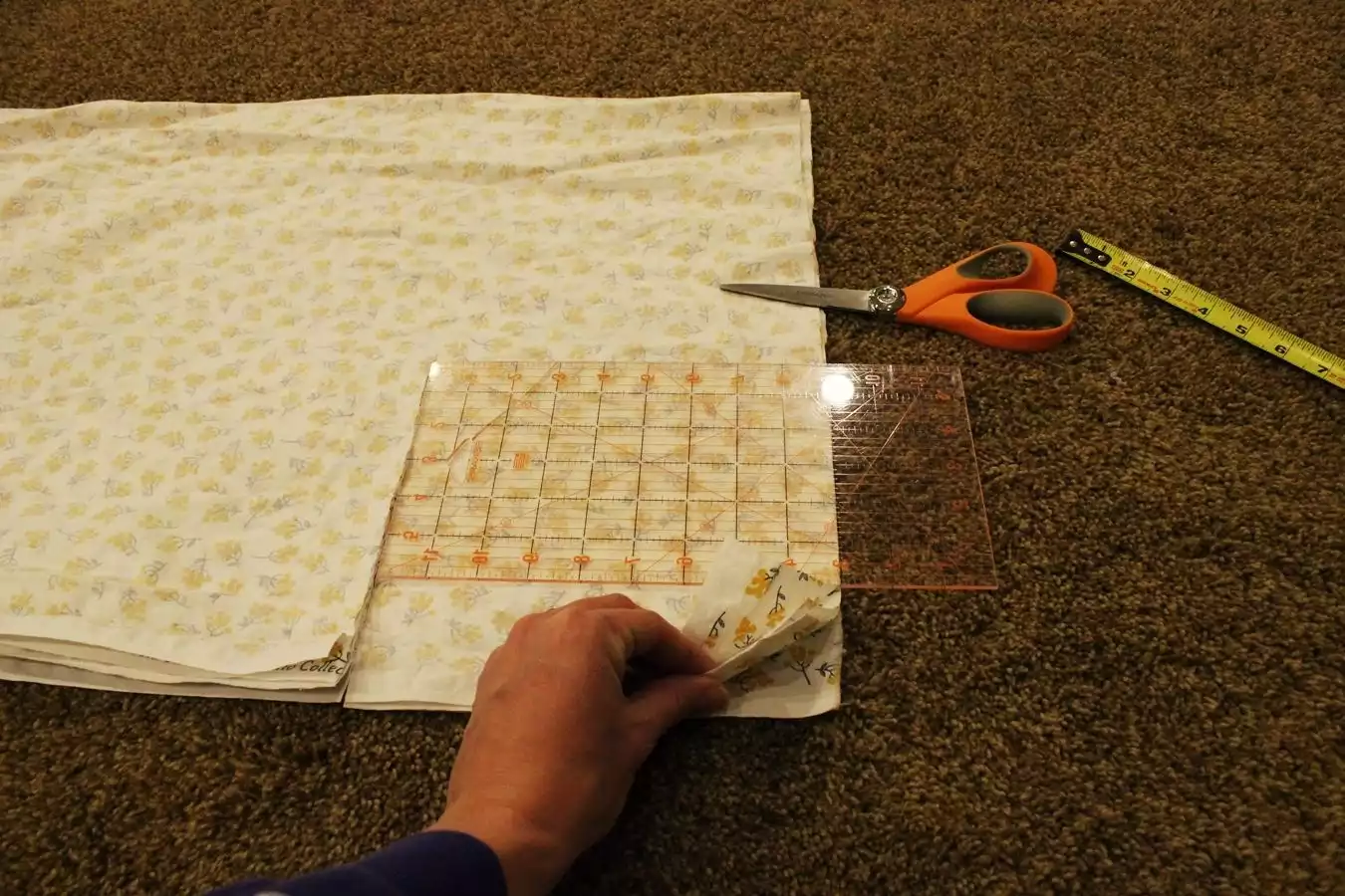 DIY Crib Sheet step1