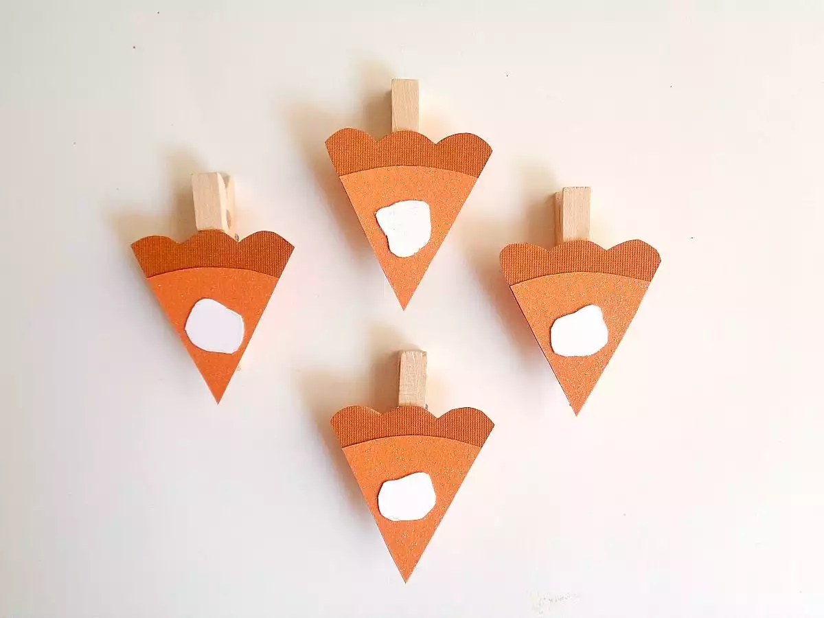 Pumpkin Pie Slice Place Cards