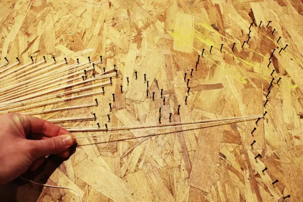 DIY String Art process 1024x683