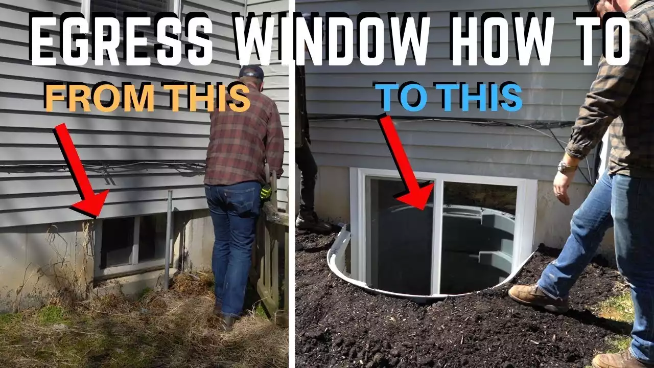 diy basement egress window