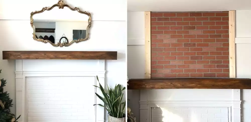 Decorate the wall above the fireplace