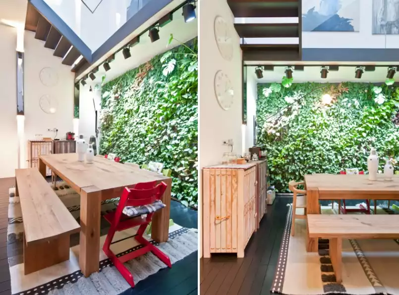 Decorating with Plants Living Wall