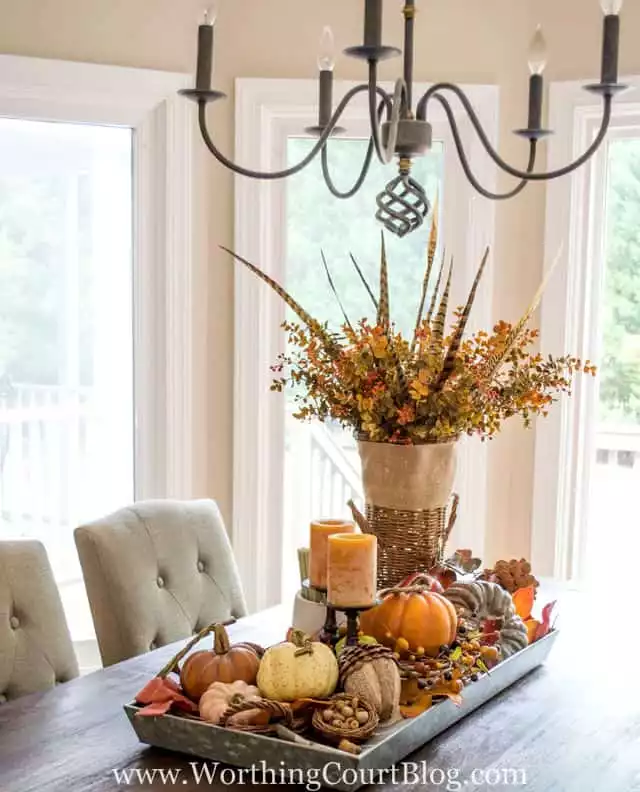 Small Pumpkin Table Tray