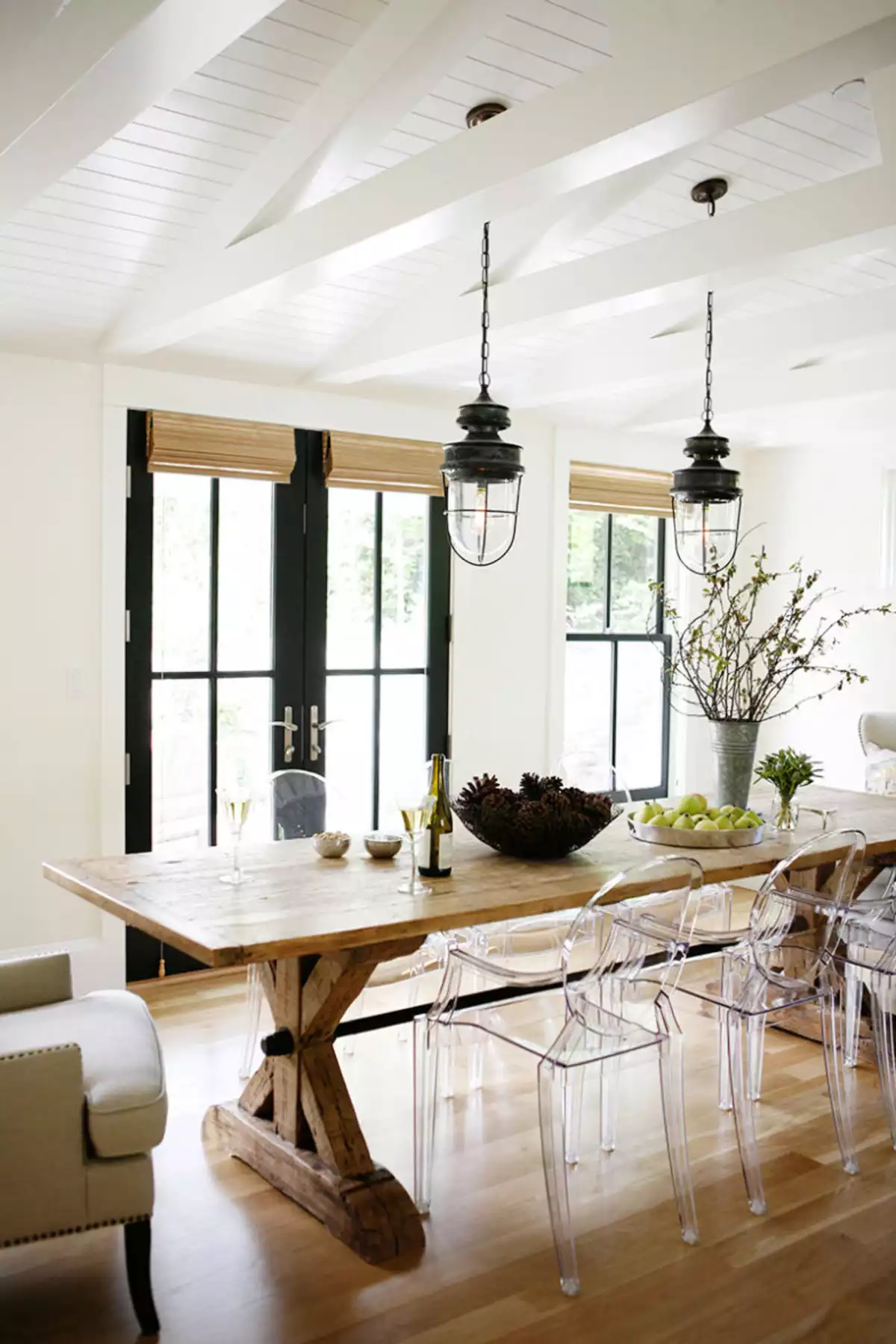 Farmhouse Black French Doors