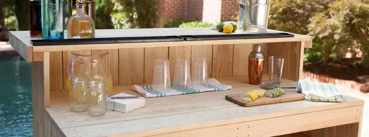 Free Outdoor Bar Plan PDF