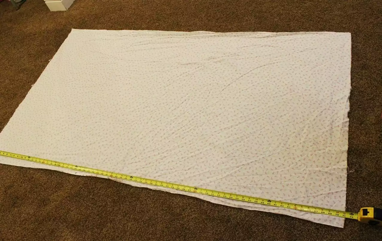 SEWING A CRIB SHEET WITH FRENCH SEAMS