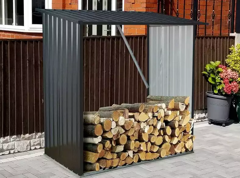 Galvanized Steel Log Store