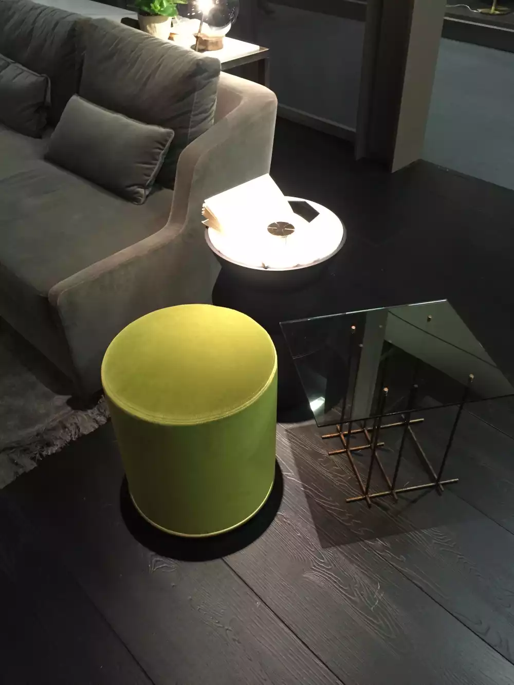Green and brown decor
