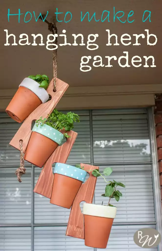 Hanging herb garden