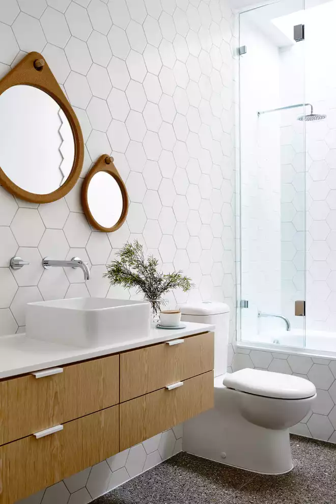 Hexagonal Shower Tile