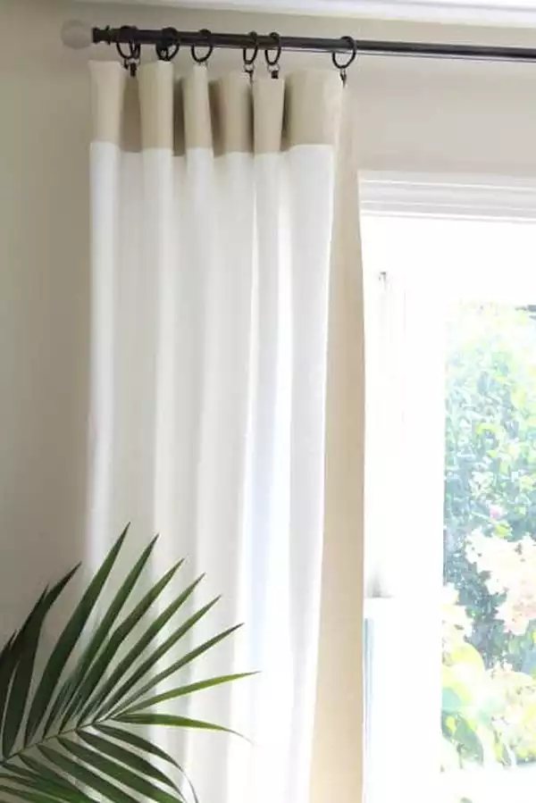 Homemade Curtain Rod