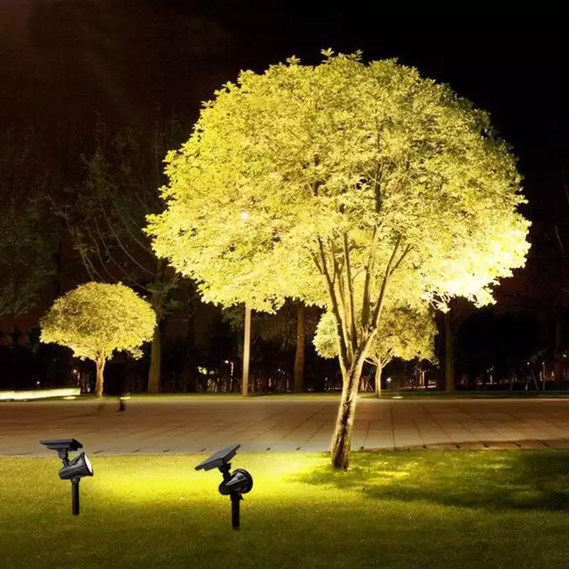 Solar Spotlights Outdoor Colored Landscape Lights