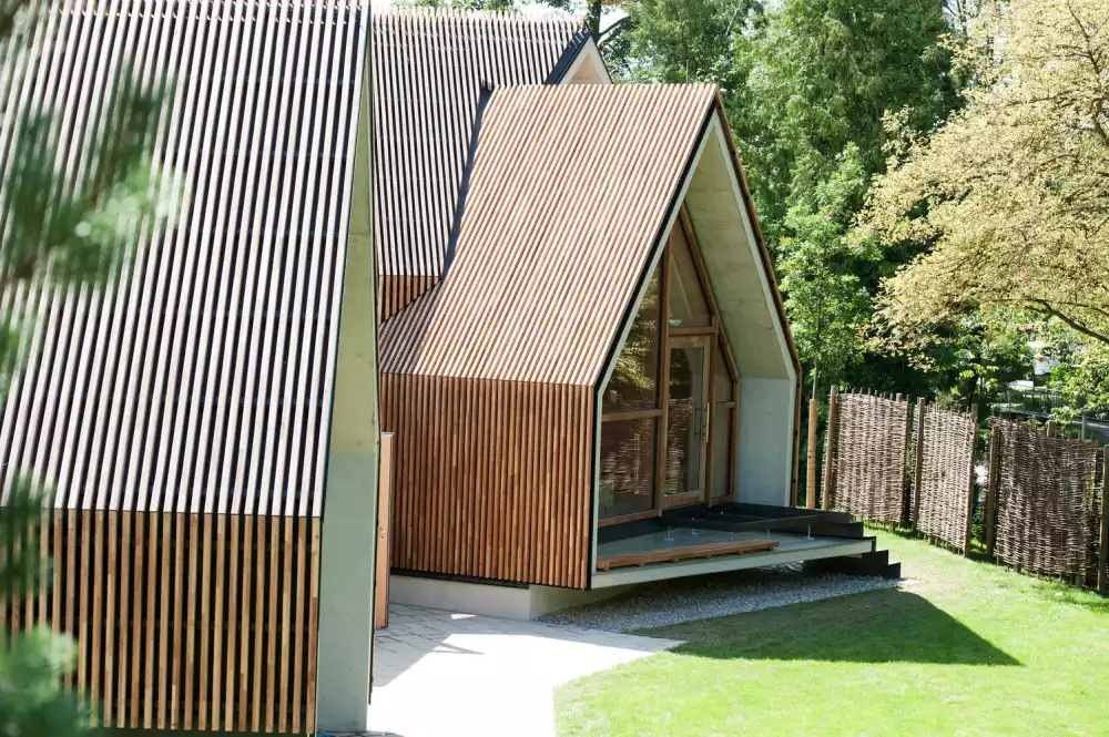 Jeschke ArchitekturPlanung Sauna In Germany roof