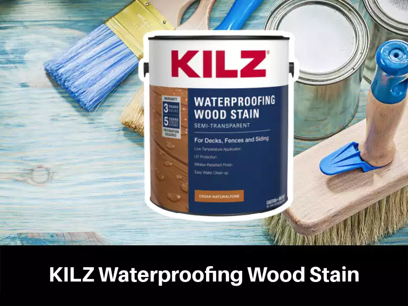 KILZ Waterproofing Wood Stain
