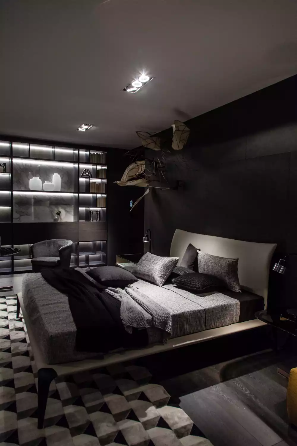 Highlight the shelves