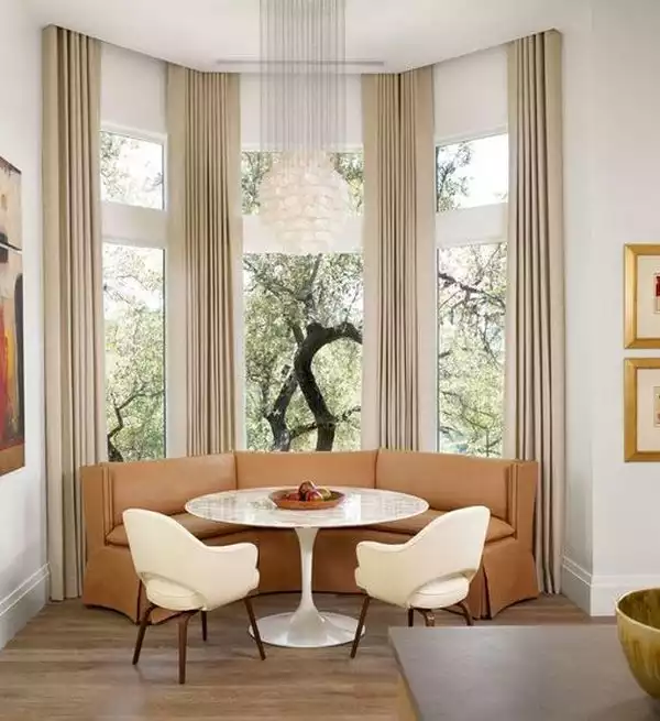 Modern Bay Window Curtains