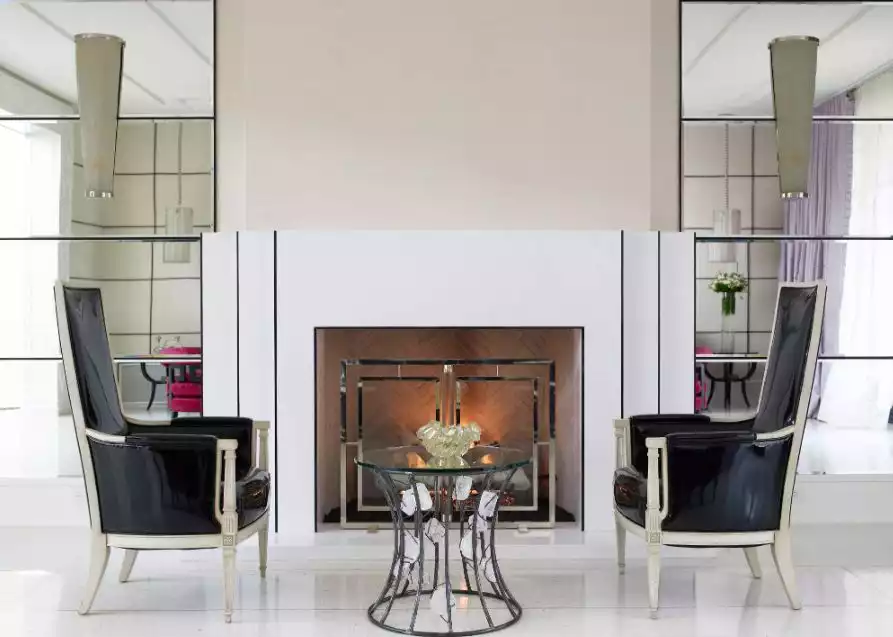 Modern Hollywood Regency Living Room